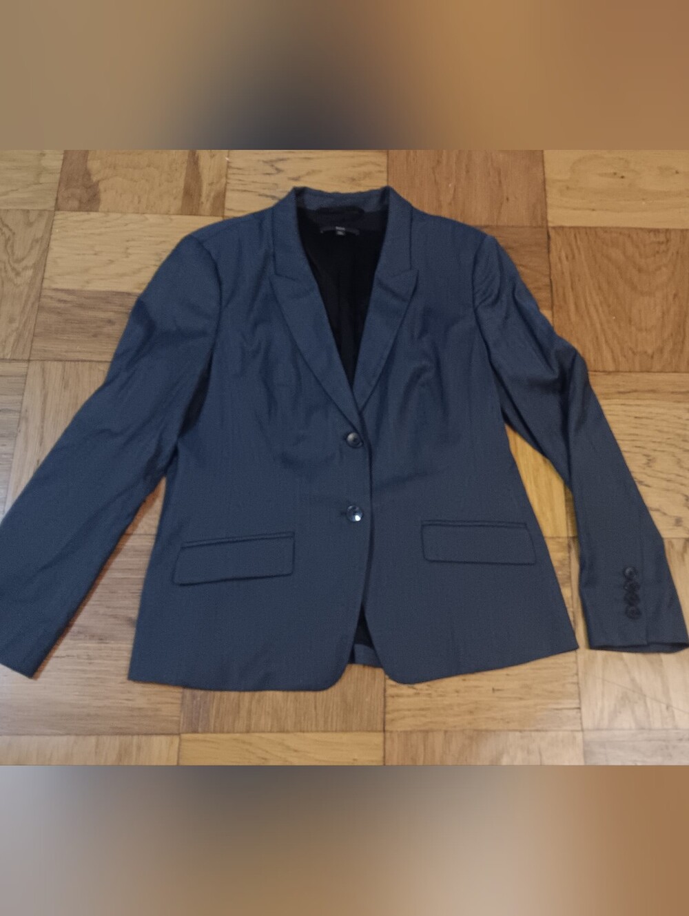 Hugo Boss Men's Dark Gray Two-Button Blazer